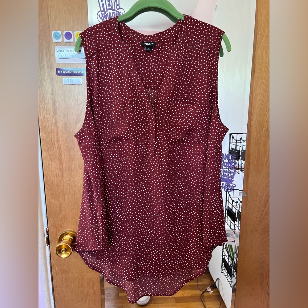 Polka dot tank from torrid size 1